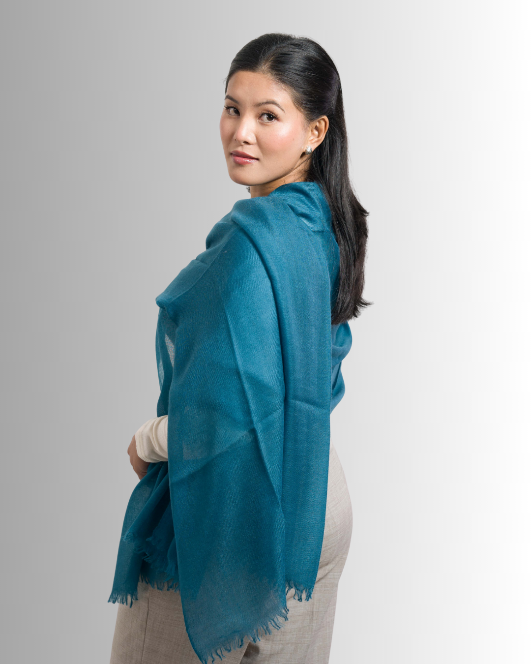 Teal-Blue - Himalaya Pashmina